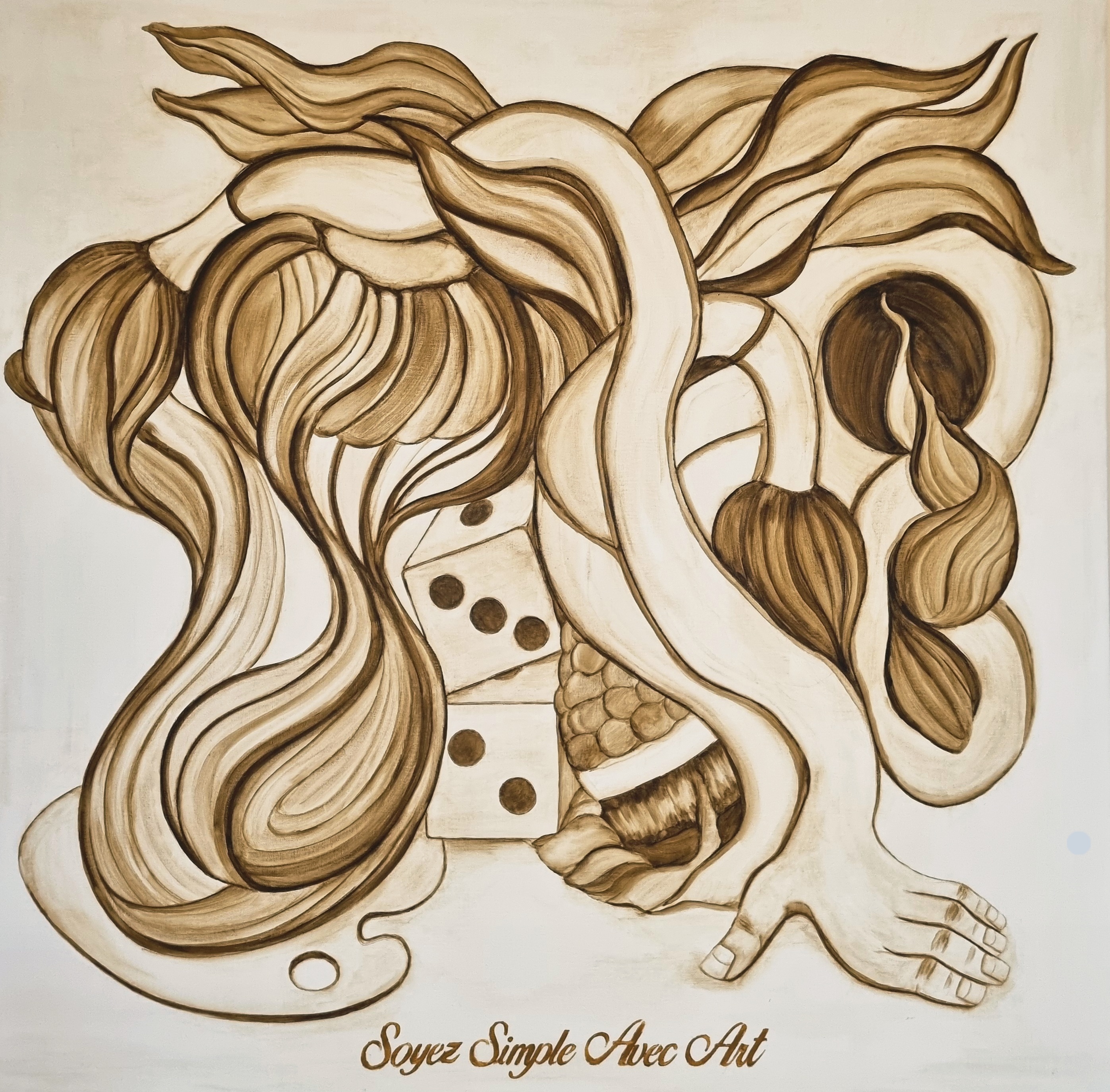 Pastel — Sepia Intertwining